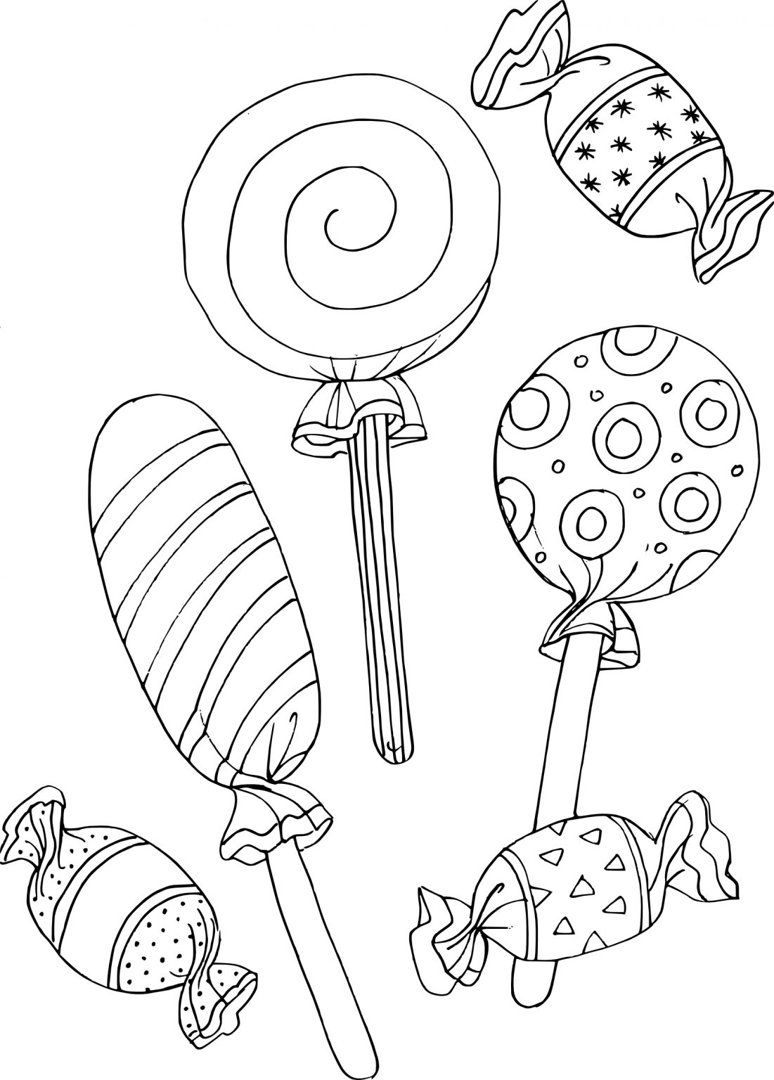 Coloriage Bonbons Gratuit Imprimer Et Colorier Int Rieur Dessin A