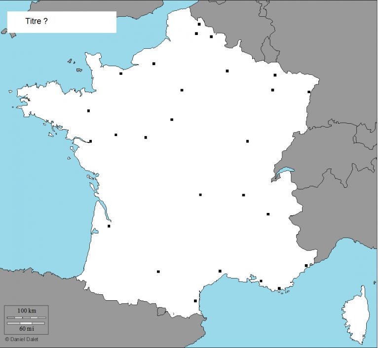 Les Villes Séance N 3 Les Villes De France Formation à Carte Des