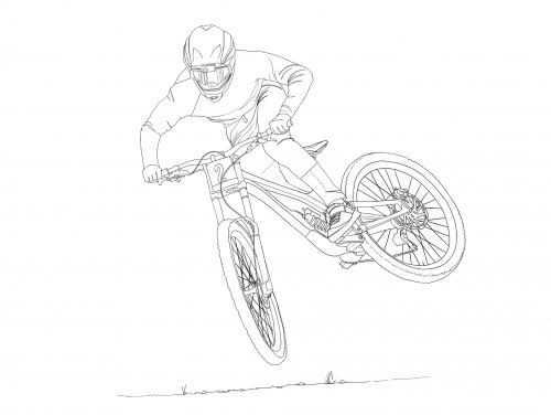 Coloriage Vtt Descente Ideas Coloriages Gratuits Avec Coloriage