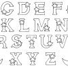 10 Coloriage Lettre Alphabet A Imprimer | Imprimer Et avec Modele De Lettre Alphabet