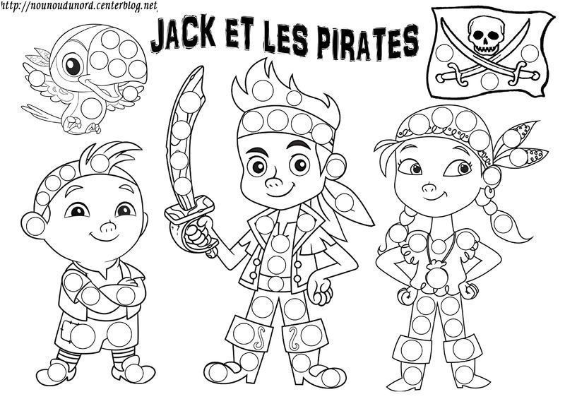 10 Fantastique Pirate Coloriage Stock | Coloriage Jack Le à Dessin Jack Et Les Pirates Du Pays Imaginaire
