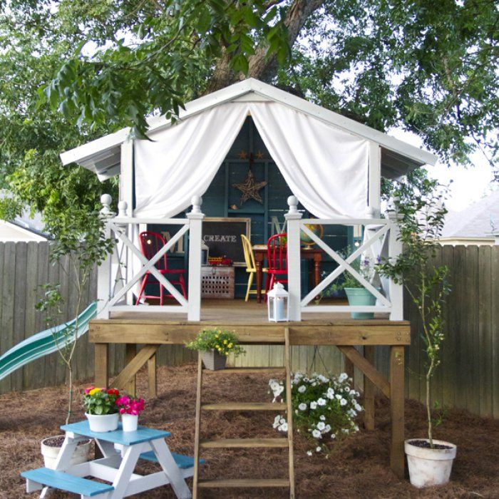 10 Idées Pour Construire Une Cabane Pour Enfant | Projets dedans Construire Une Cabane De Jardin Pour Enfant