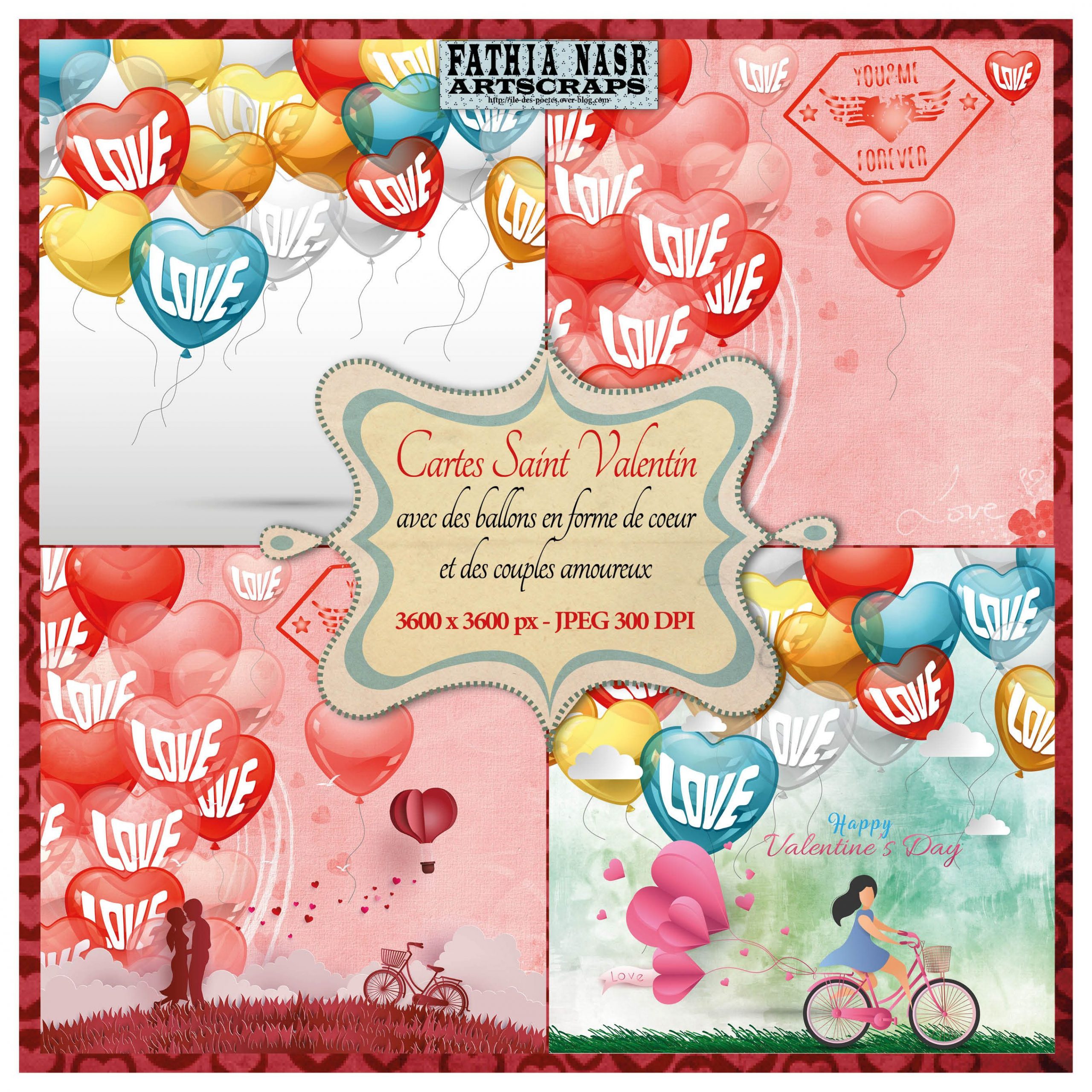 10 Magnifiques Cartes De Vœux De La Saint-Valentin À pour Carte St Valentin Gratuite À Imprimer