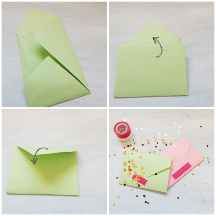 1001 + Idées De Pliage D'Une Enveloppe Origami Pour Vos concernant Comment Fabriquer Une Enveloppe En Papier