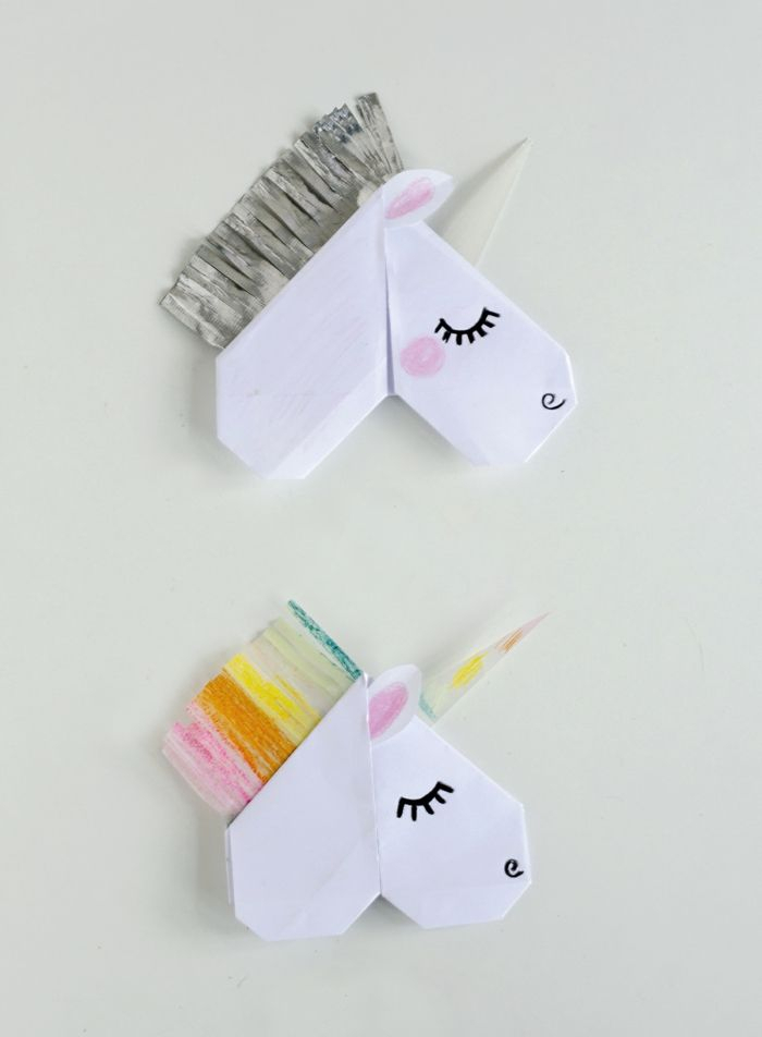 1001 + Idées Originales Comment Faire Des Origami Facile tout Comment Faire Une Licorne En Papier