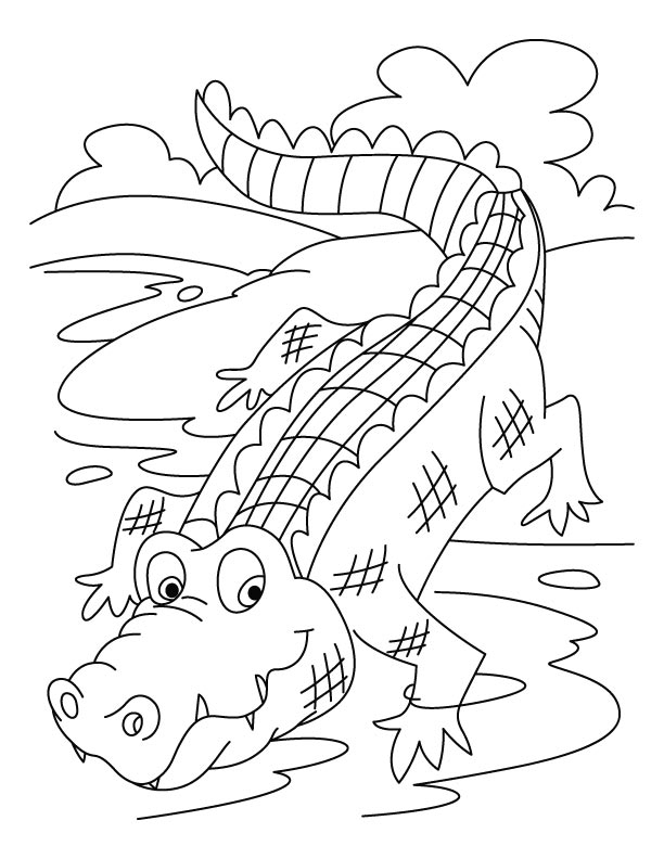 106 Dessins De Coloriage Crocodile À Imprimer Sur pour Photo De Crocodile A Imprimer