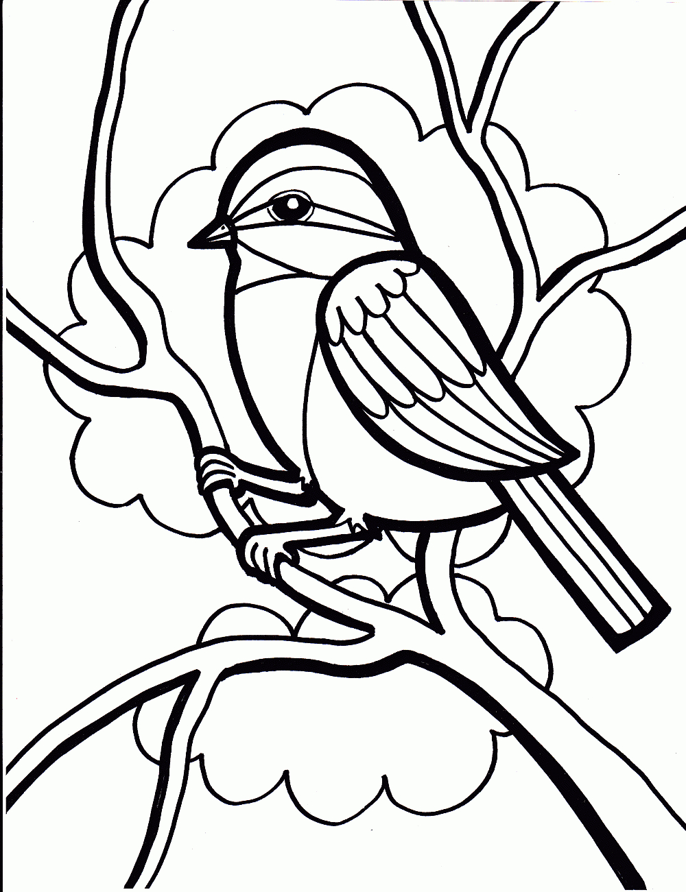 119 Dessins De Coloriage Oiseau À Imprimer Sur Laguerche à Dessin D Oiseau Simple
