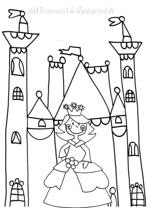 12 Luxe De Dessin Chateau Princesse Image - Coloriage Tout destiné Chateau De Princesse Dessin