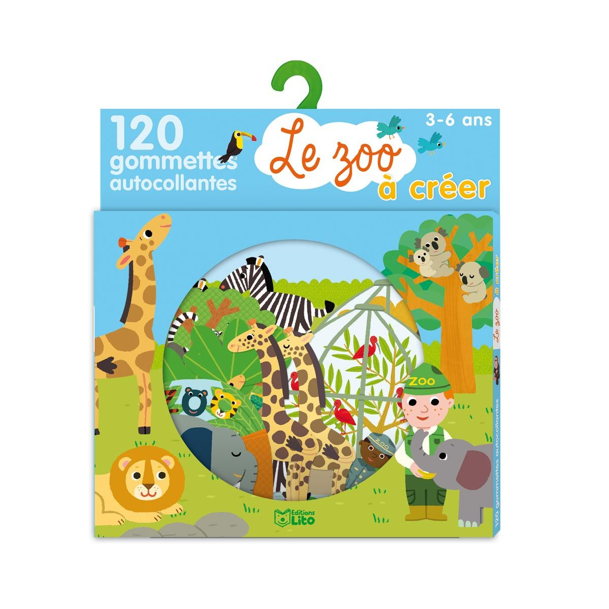 120 Gommettes Le Zoo Pour Enfant De 3 Ans À 6 Ans - Oxybul serapportantà Jeux Pour Enfant 6 Ans