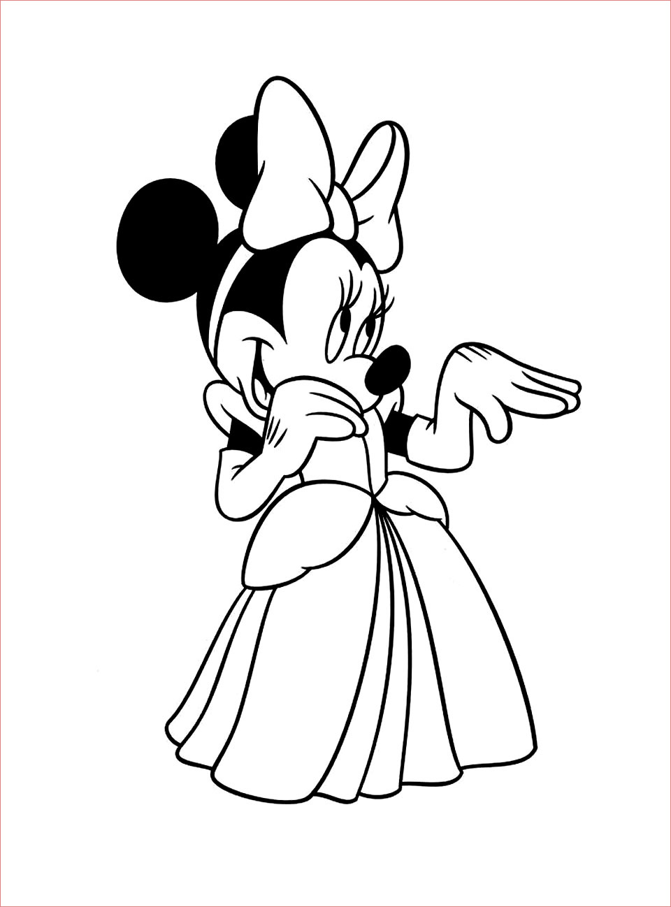 13 Premium Coloriage Mickey Minnie A Imprimer Gratuit concernant Dessin Animé Mickey Gratuit