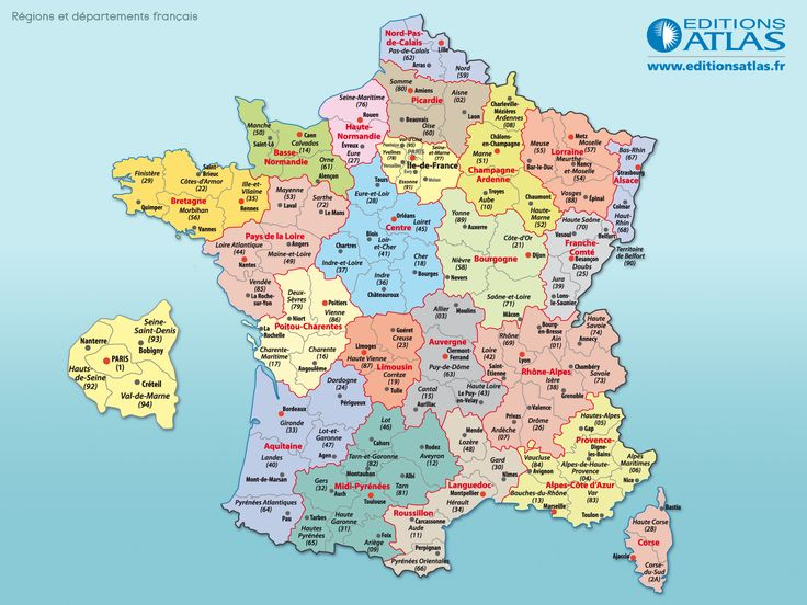 143 Best Carte De France Images On Pinterest | Frances O tout Carte De France Avec Département À Imprimer