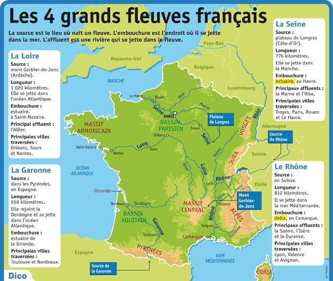 181 Best Carte De France Images On Pinterest | Map Of pour Carte Fleuve France