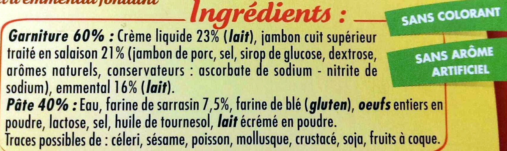 2 Galettes Jambon Fromage - Nouvelle Recette - Tipiak - 250 G avec Colorant Alimentaire En Poudre Leclerc