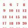 24Chiffresrouges.gif 751×1,001 Pixels | Adventkalender avec Chiffre A Decouper