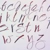 258372396 (640×497) | Calligraphie, Calligraphie tout Modele Calligraphie Alphabet Gratuit