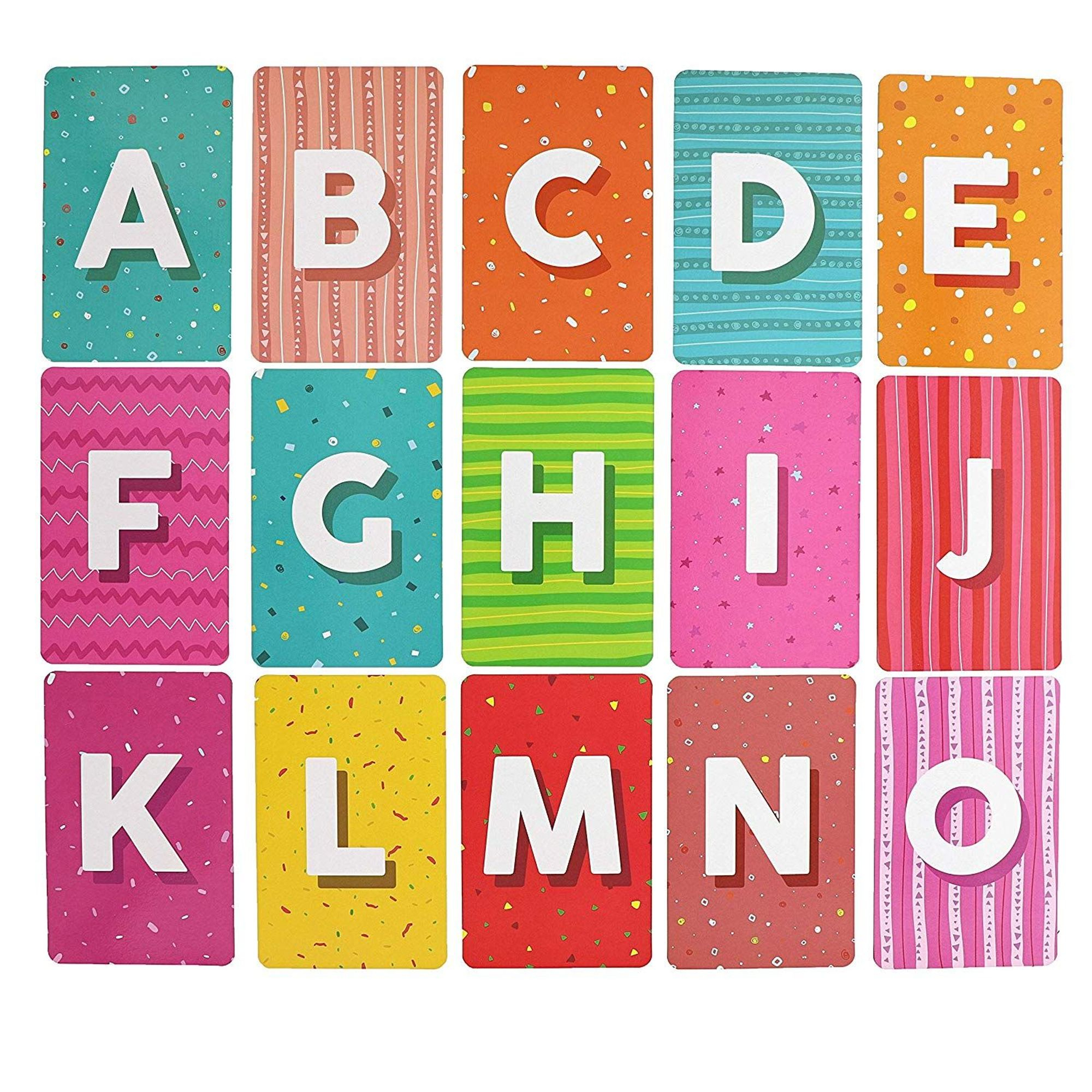 26 Count Magnetic Alphabet Letters Flash Cards, Large pour 3 Alphabet