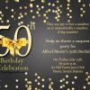 35 50Th Birthday Invitation Template Free | Birthday Party concernant Invitation 35 Ans