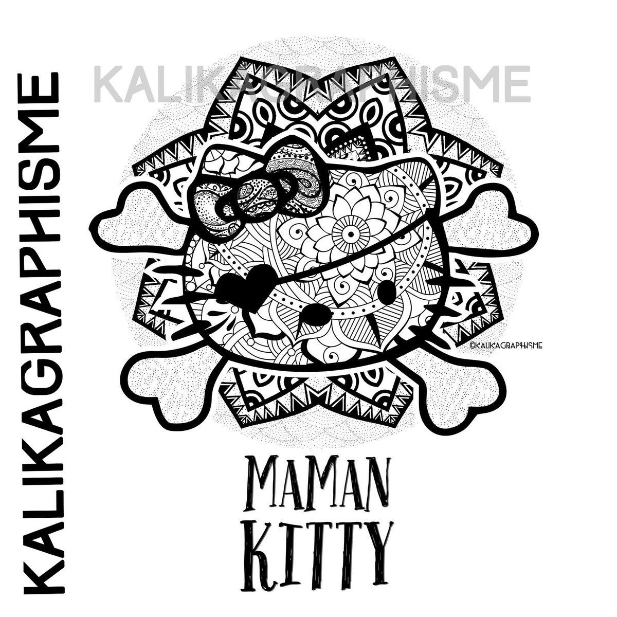 38 Hello Kitty Mandalas - Besten Bilder Von Ausmalbilder à Mandala Hello Kitty À Imprimer