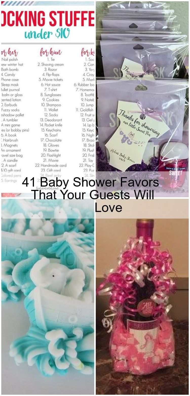 41 Baby Shower Favors That Your Guests Will Love | Cadeau avec Cadeau Pour Invités Baby Shower