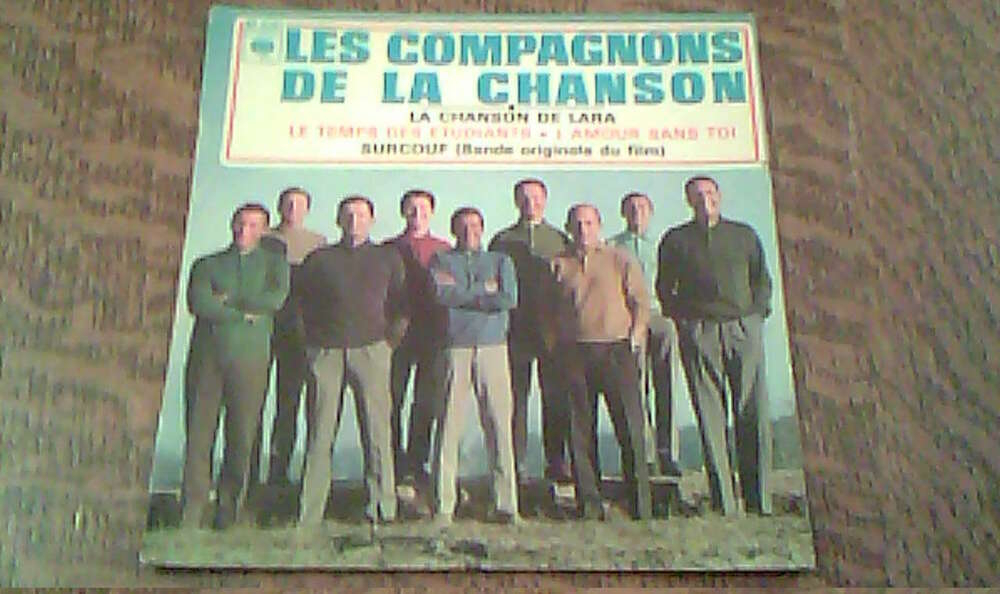 45 Tours Les Compagnons De La Chanson - La Chanson De Lara encequiconcerne Compagnons Chanson