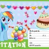 7 Invitations Anniversaire My Little Pony (Gratuits serapportantà Carte D Invitation Papillon