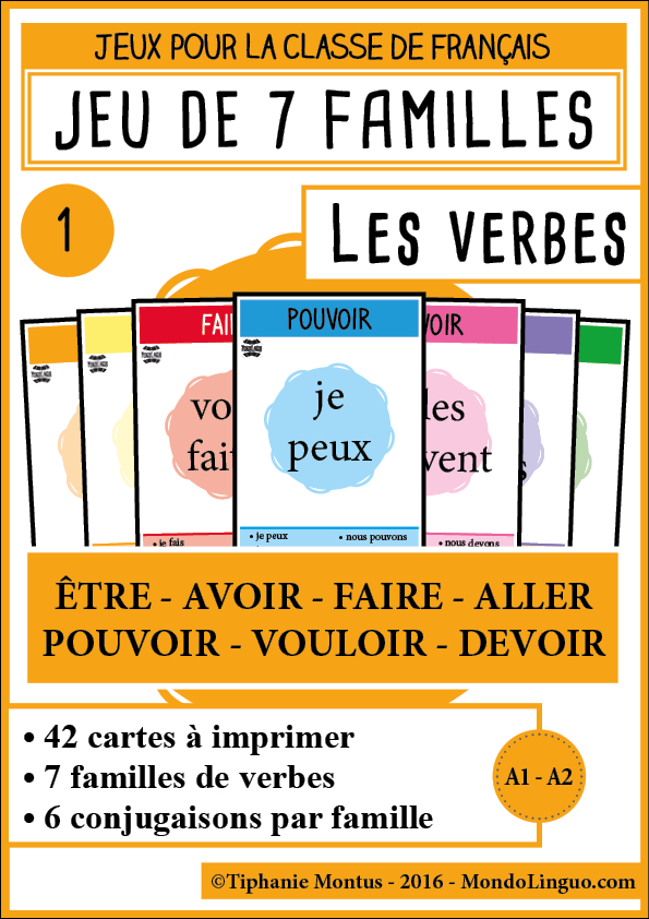 7F - Les Verbes 1 | Mondolinguo - Français | Conjugaison encequiconcerne Apprendre Francais Facile Video Gratuit