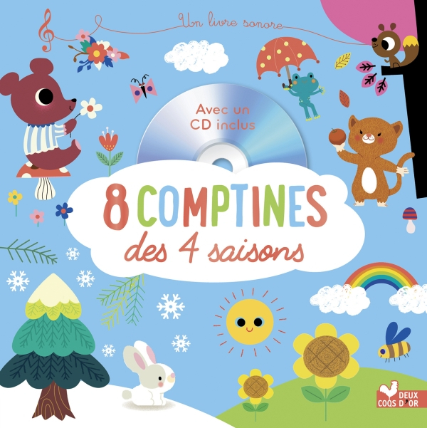 8 Comptines Des 4 Saisons - Livre Avec Cd | Hachette.fr dedans 123 Nous Irons Au Bois