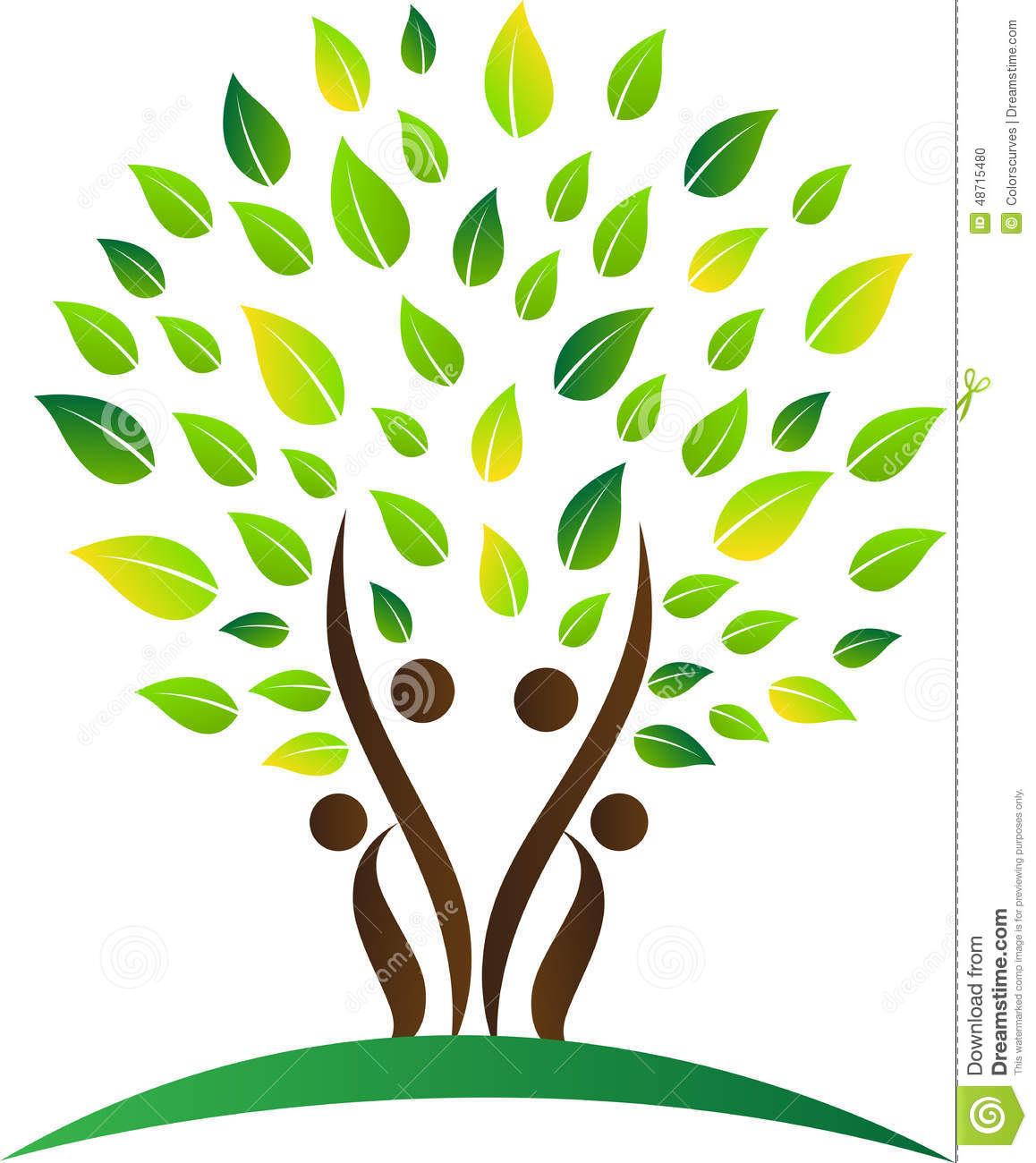 Abstract Family Tree Stock Vector. Illustration Of Brand avec Arbre De Famille Dessin