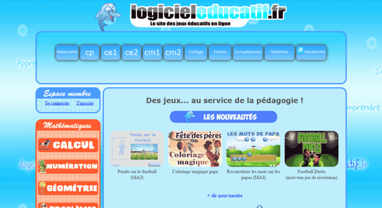 Access Logicieleducatif.fr. Jeux Éducatifs En Ligne avec Jeux Logiciel