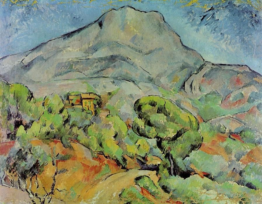 Acheter Tableau 'Route Proche Mont Sainte Victoire' De à Paul Cezanne Oeuvres