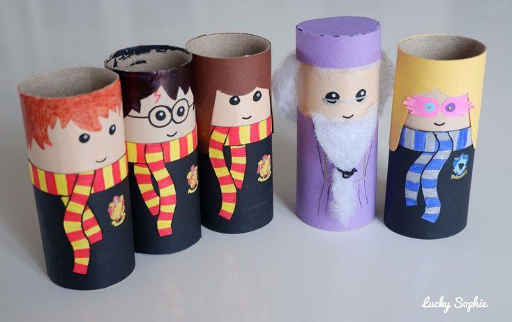 Activités Créatives Enfants Harry Potter - Lucky Sophie pour Fabriquer Des Personnages En Papier