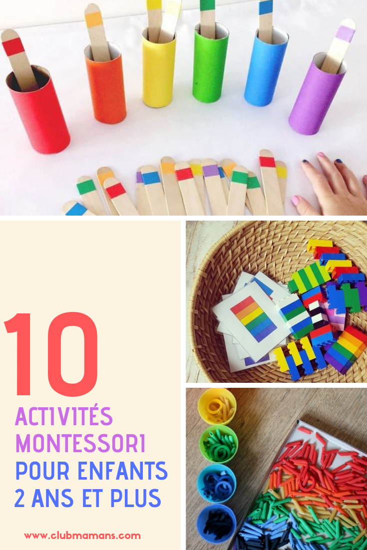 Activités Montessori 2 Ans : 10 Idées Faciles ! ⋆ Club pour Activité Manuelle 4 Ans