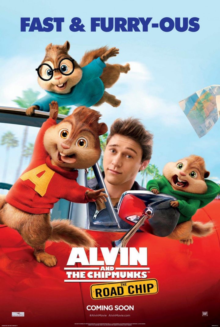 Affiche Du Film Alvin Et Les Chipmunks - A Fond La Caisse intérieur