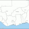Afrique De L'Ouest Carte Géographique Gratuite, Carte dedans Carte Vierge Afrique