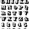 Alphabet Complet Et Chiffres Mis En Majuscules Font 3D intérieur L Alphabet En Majuscule