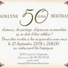 Anniversaire 50 Ans De Mariage Message - Existeo.fr concernant Carte Invitation Pour 50 Ans De Mariage