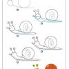 Apprendre À Dessiner Un Escargot, Méthode Pour Dessiner Un intérieur Comment Dessiner Un Escargot