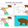 Apprendre À Dessiner Un Ours En 3 Étapes avec Apprendre A Dessiner Des Animaux Facilement Et Gratuitement