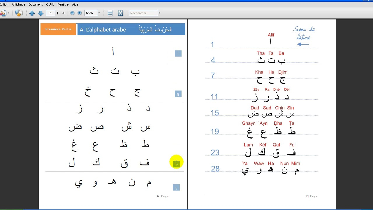 Apprendre À Lire L'Arabe En 10 Leçons | Cours 1 | L avec Comment Apprendre L Alphabet