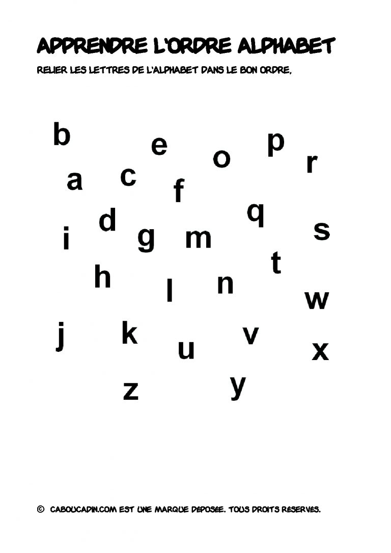 Apprendre Les Lettres De L'Alphabet Français Pour Apprendre L Alphabet ...