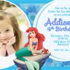 Ariel Birthday Invitation Template | Wmmfitness intérieur Invitation Anniversaire Ariel