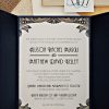 Art Deco Texas Wedding | Mariage Gatsby Le Magnifique, Art avec Invitation Années Folles
