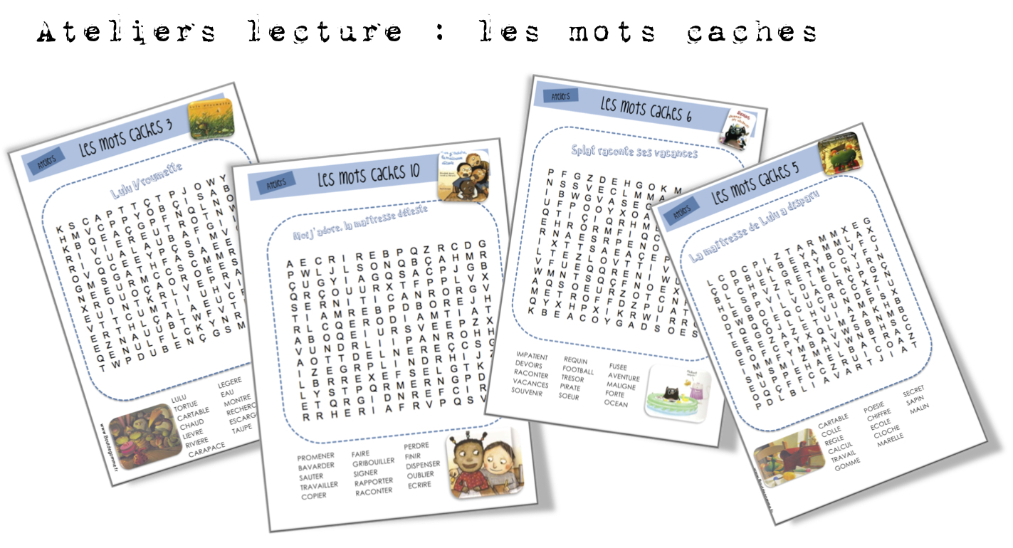 Ateliers Jeux Lecture | Bout De Gomme destiné Jeux Français Ce2