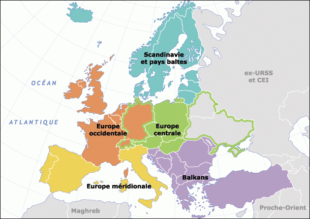 Atlas Historique - Recherche Géographique - Europe serapportantà Carte Géographique De L Europe