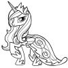 Ausmalbilder Prinzessin Cadance - Malvorlagen Kostenlos concernant Coloriage My Little Pony Cadence