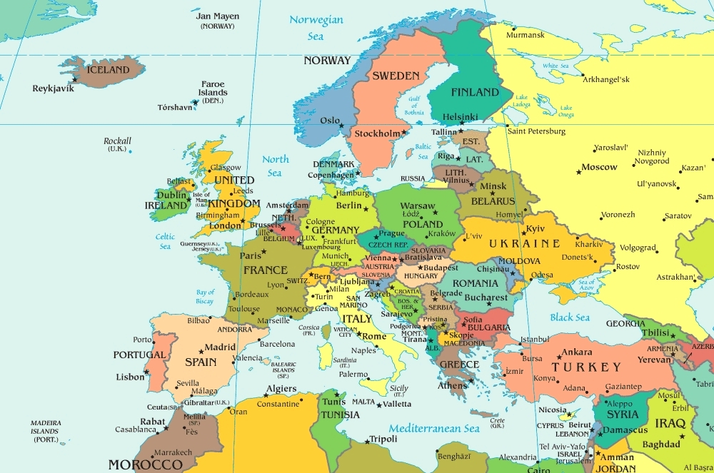 Avis Mappemonde Europe Choisissez En 2020 Les Meilleurs serapportantà Carte Géographique Europe