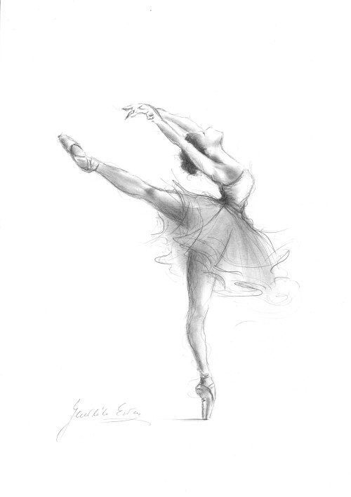 Ballerina Print Art, Impression De Croquis, Dessin Au pour Dessin De Dance