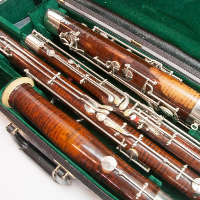 Beautiful Heckel Biebrich Professional Wood Bassoon pour Basson Image