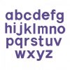 Bigz Dies - 3.5&quot; Lowercase Block Letters - Set Of 23 pour 3 Alphabet