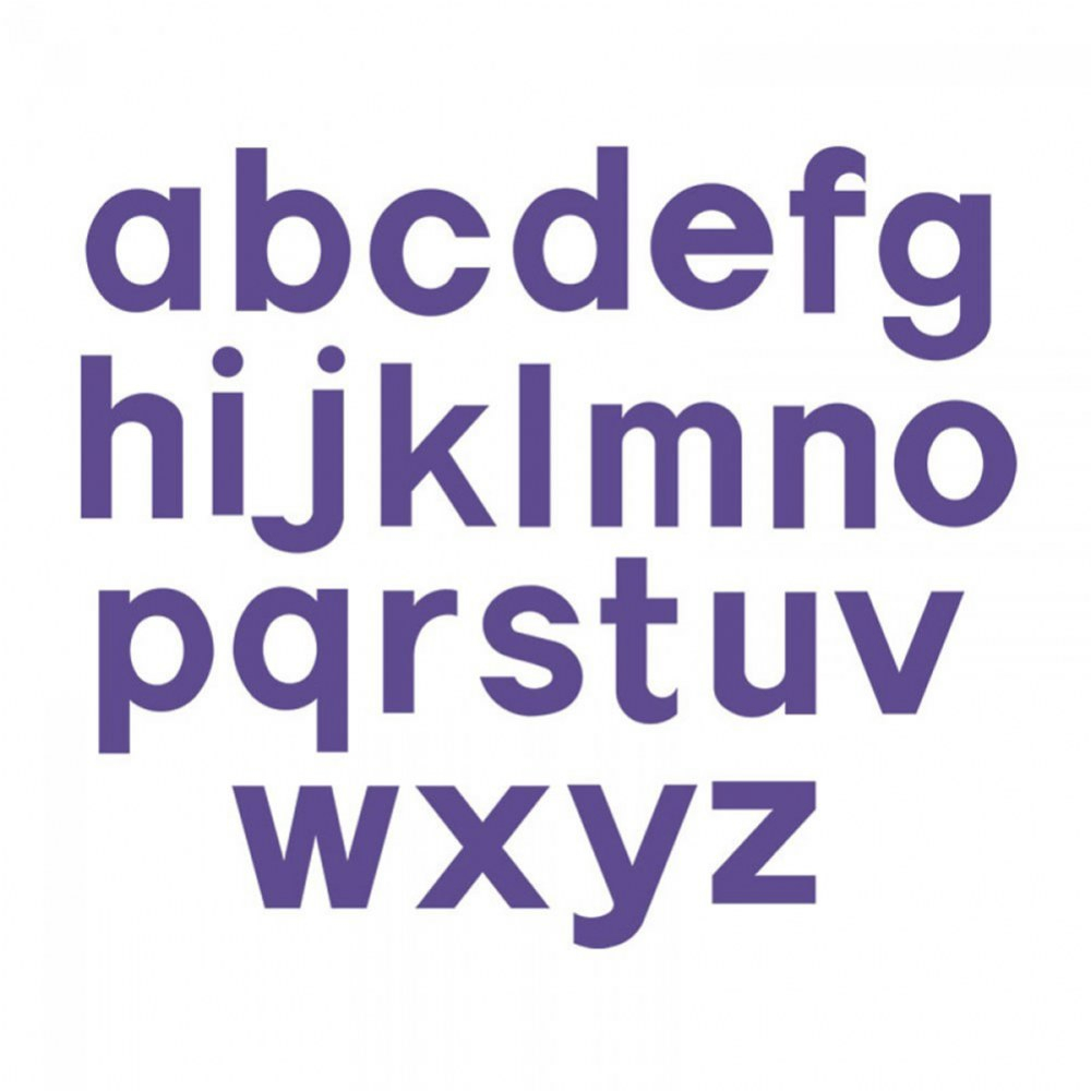 Bigz Dies - 3.5&amp;quot; Lowercase Block Letters - Set Of 23 pour 3 Alphabet